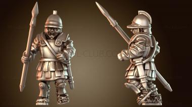 3D модель Копейщик в доспехах (STL)