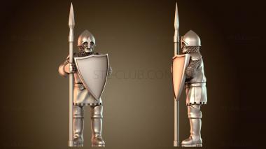 3D модель Элита Копейщика (STL)