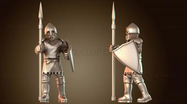 3D модель Копейщик-боец (STL)