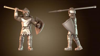 3D модель Копейщик-фанатик (STL)