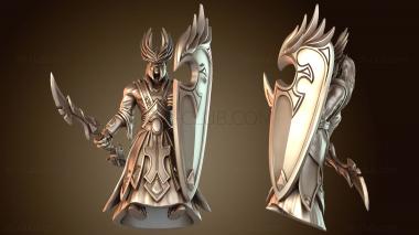 3D модель Разрушитель заклинаний, стоящая эльфийка крови (STL)