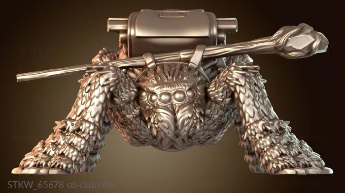 Military Паук-искатель приключений Чернокнижник