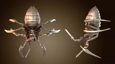 3D модель Паук-воин (STL)