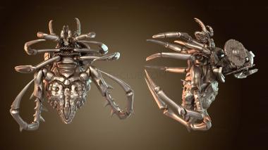 3D модель Паук-Всадник-Воин (STL)