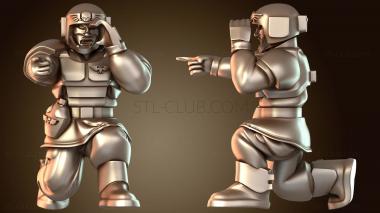 3D модель Отряд Болтеров, Разгневанный Космический Стражник, Оператор (STL)