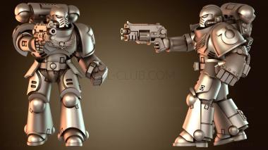 3D модель Squad Ultima Сержант Пистолет Силовой Кулак (STL)