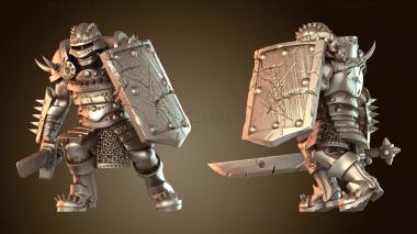 3D модель Воин отряда (STL)