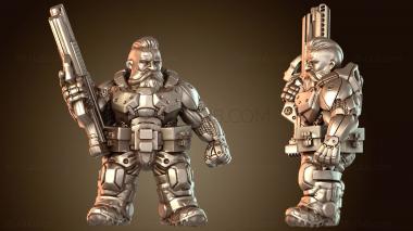 3D модель Приседания Космического Гнома (STL)