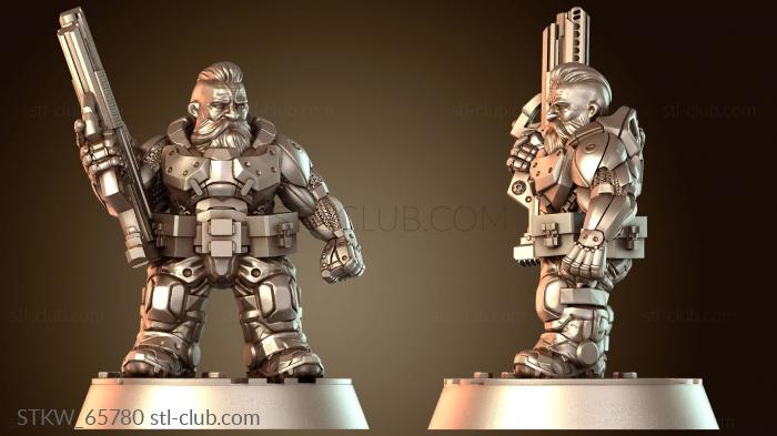 Military Приседания Космический гном-пионер