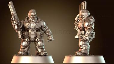 3D модель Приседания Космический гном-пионер (STL)