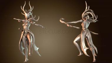 3D модель Сталкер, сидящий на скале (STL)