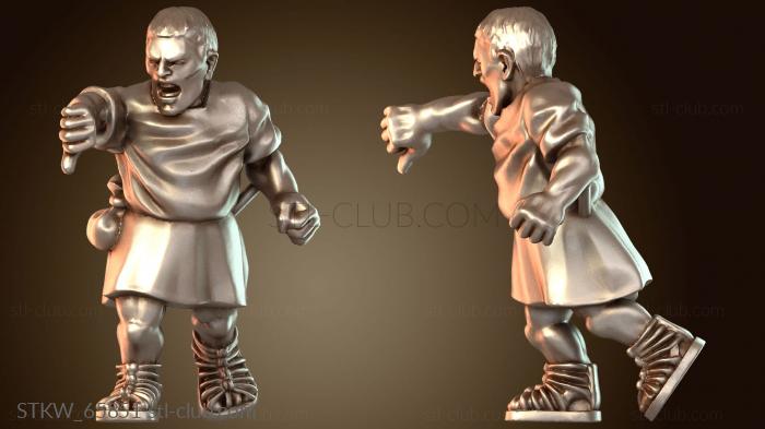 Стоящий гражданский молодой