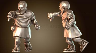 3D модель Стоящий гражданский молодой (STL)