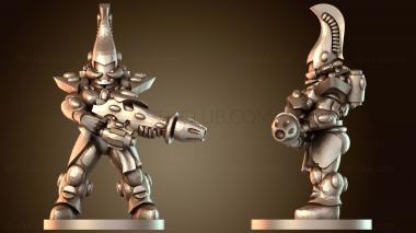 3D модель Стоящая женщина-стража (STL)