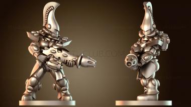 3D модель Стоящая женщина тихая (STL)