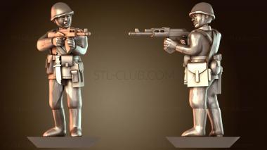 3D модель Стоя и стреляя (STL)