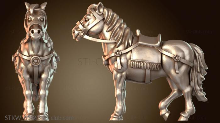 Стоящая лошадь