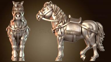 3D модель Стоящая лошадь (STL)