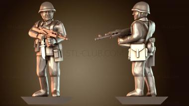 3D модель Стоя и смотря (STL)