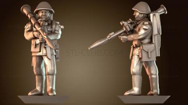 3D модель Стоячий РПГ с оружием (STL)