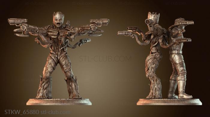 Military Звездный Лорд и Корень