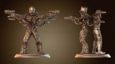 3D модель Звездный Лорд и Корень (STL)