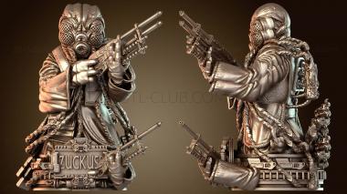 3D модель Star Wars Zuckuss Limited Bust (STL)