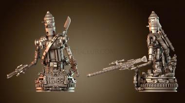 3D модель Героический бюст «Звездных войн» (STL)