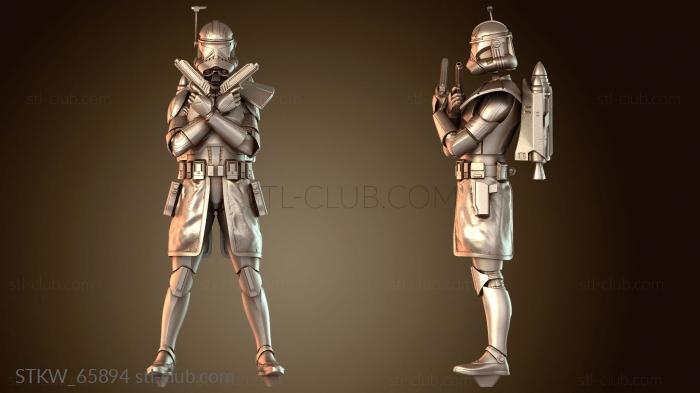 Military Копия шлема капитана Рекса из «Звездных войн»