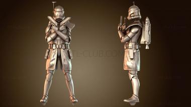 3D модель Копия шлема капитана Рекса из «Звездных войн» (STL)