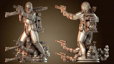 3D модель Star Wars Dengar Limited Bust (STL)