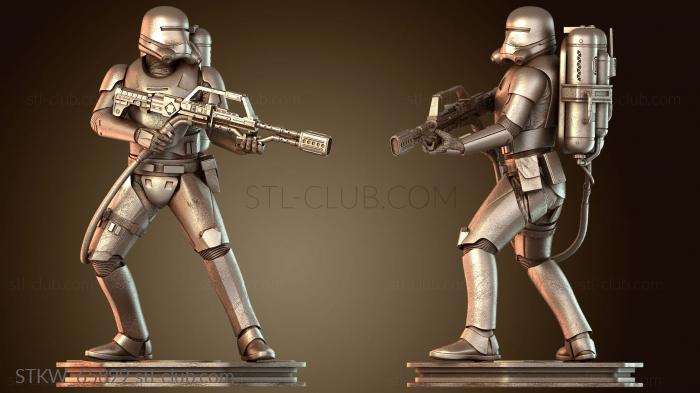 Military Огнеметчик из «Звездных войн»