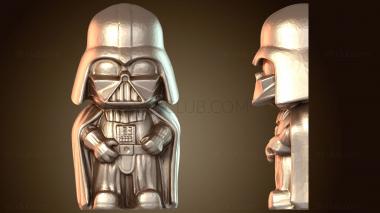 3D модель Магнит Дарта Вейдера из «Звездных войн» (STL)