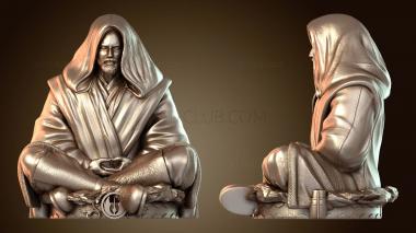 3D модель Коллекционный бюст Оби-Вана из «Звездных войн» (STL)