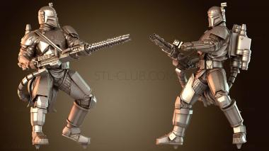 3D модель Звездные войны Паз Висла Воин (STL)