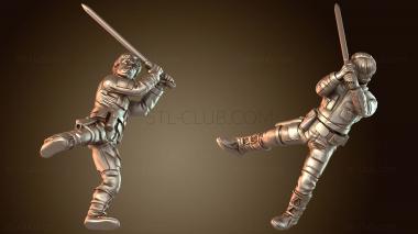 3D модель Диорама «Волшебник-повстанец из Звездных войн» (STL)