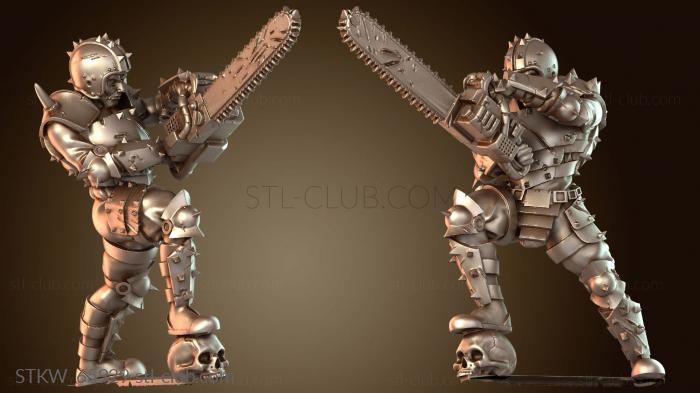 Military Starplayers Chainsaw Warrior