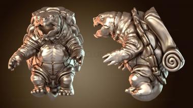 3D модель Стартовая Черепашка Путешественник Атакующий (STL)