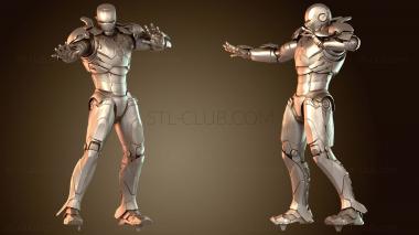 3D модель Статуя Броня Открытая и Закрытая (STL)