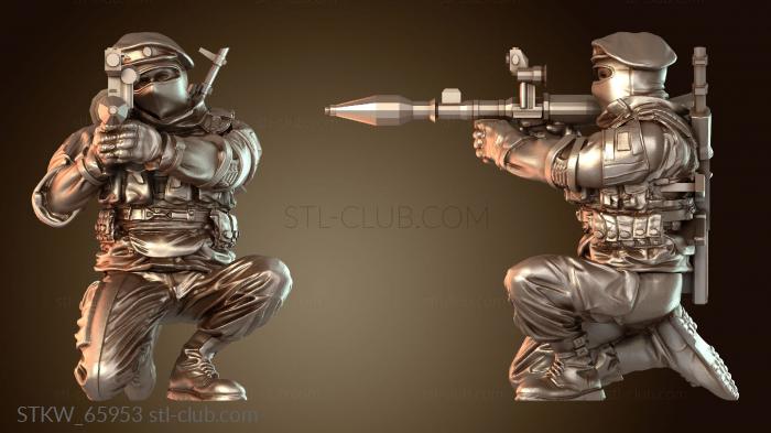 Military Боевик ракетной установки Stiting