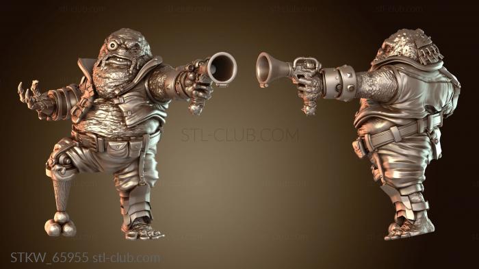 Military Поддерживаемая версия STL Anoran Barge Captain