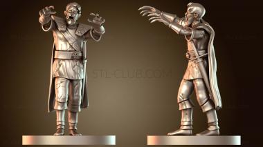 3D модель Проклятый камнем воин (STL)