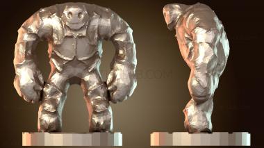 3D модель Каменный Голем Древний (STL)