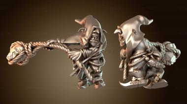 3D модель Гоблин-метатель камней, вариант б (STL)