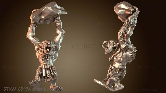 Military Первобытный Каменный Тролль