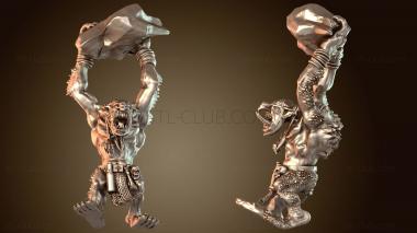 3D модель Первобытный Каменный Тролль (STL)