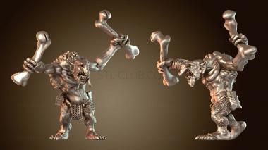 3D модель Каменный тролль-фанатик (STL)