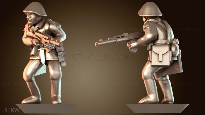 Military Наклонившийся Страж