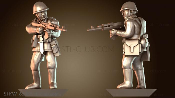 Military Поза готовности согнуться