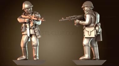 3D модель Поза готовности согнуться (STL)